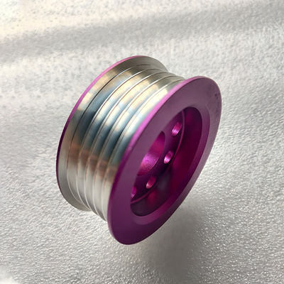 폴리싱 OEM 알루미늄 정밀 CNC 턴링 부품 아노디화 주황 접착